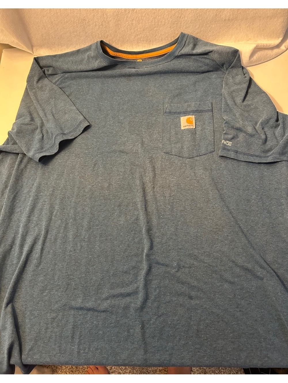 Carhartt Blue Shirt Sleeve Pocket Tee
